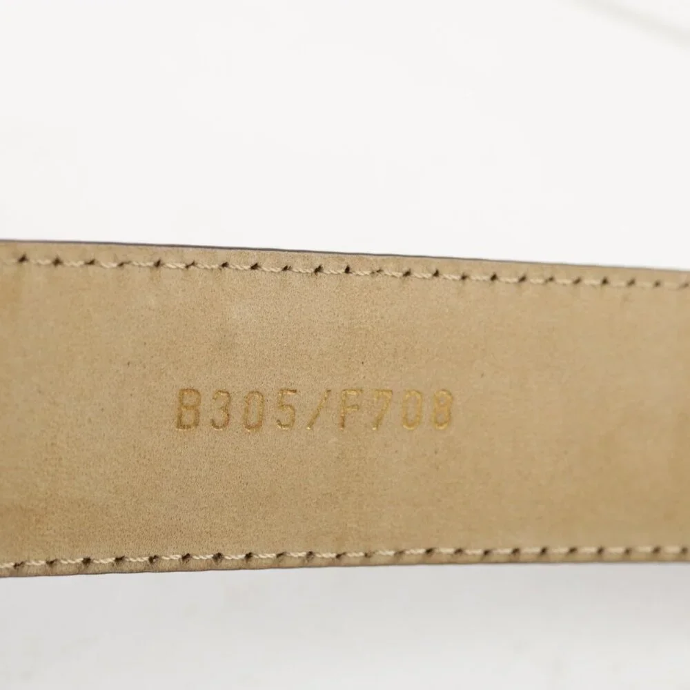 Brioni‎ Mens Belt Size 44 Black Calf Leather Tan Stitching 1 1/4